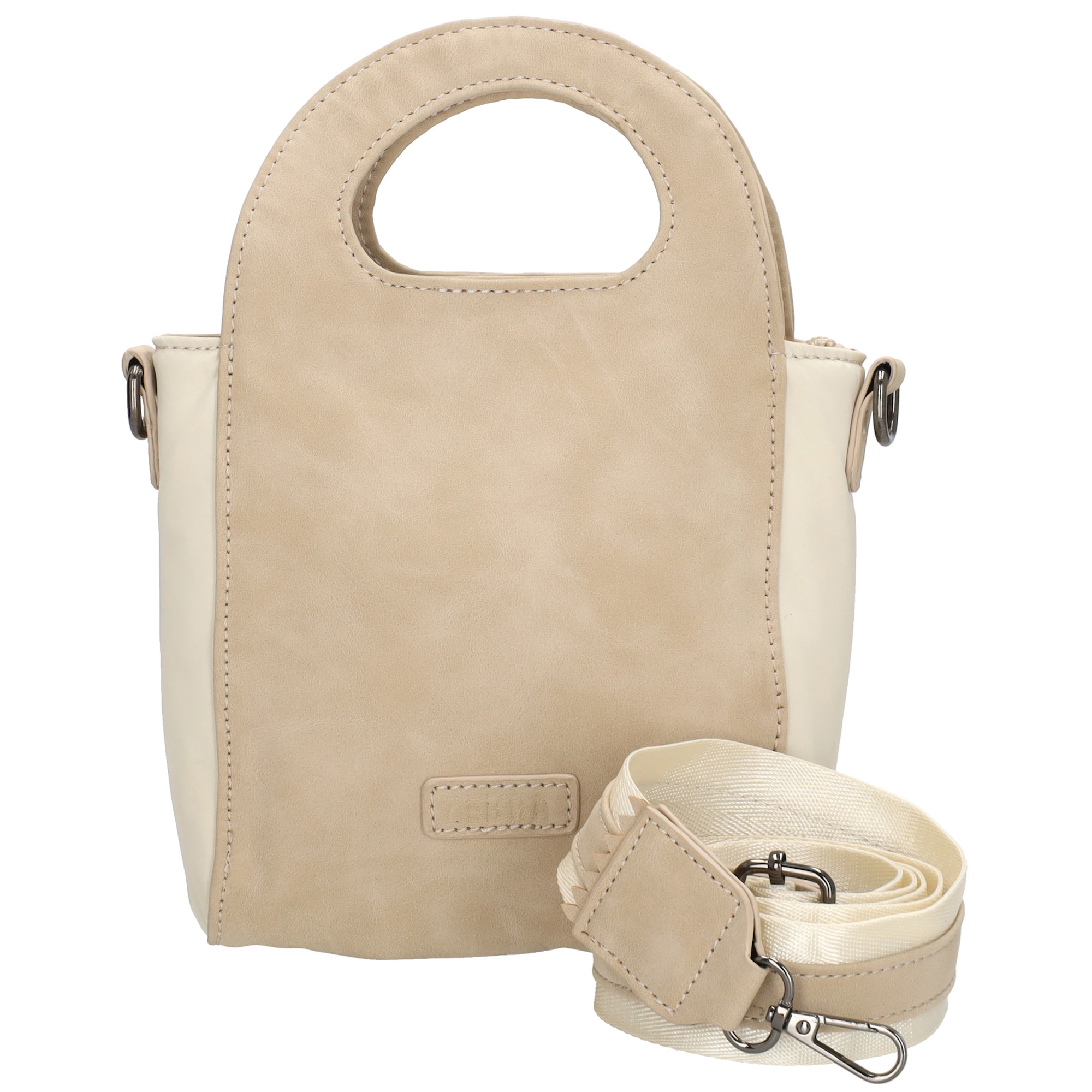 Malá stylová kabelka - Selene - Zebra Trends - 2 L - krémová