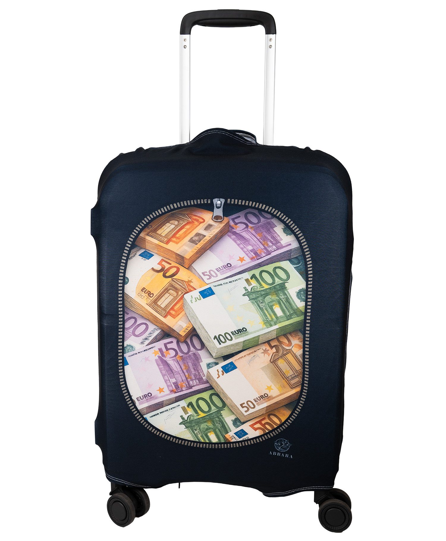 Elastický obal na kufr - “Kufr plný peněz” - Abbara Velikost: L