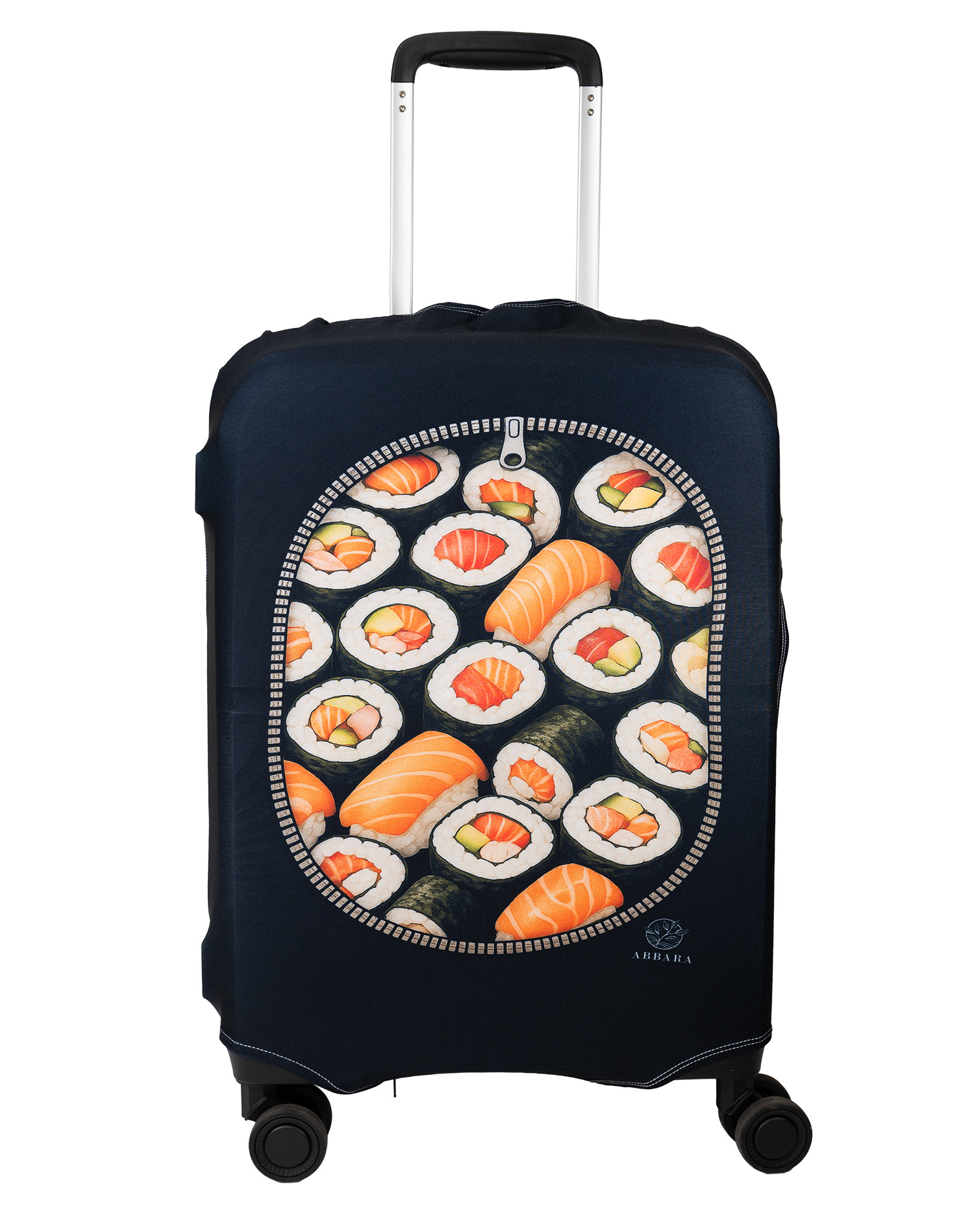 Elastický obal na kufr - “Kufr plný sushi” - Abbara Velikost: S