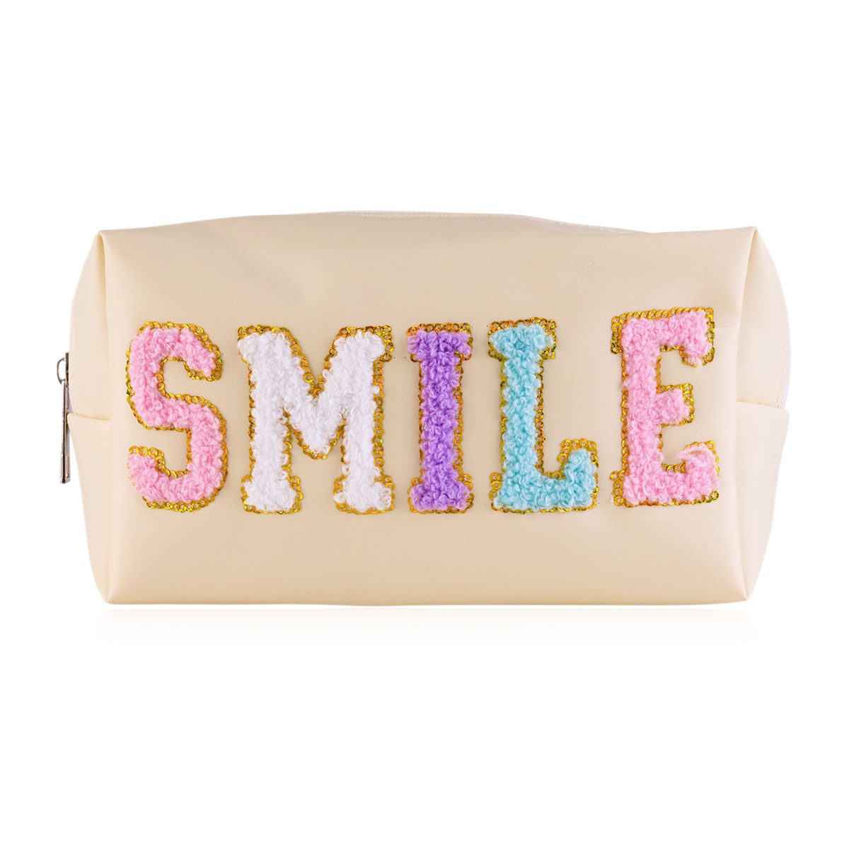 Accentra Kosmetická taštička s nášivkou "SMILE"