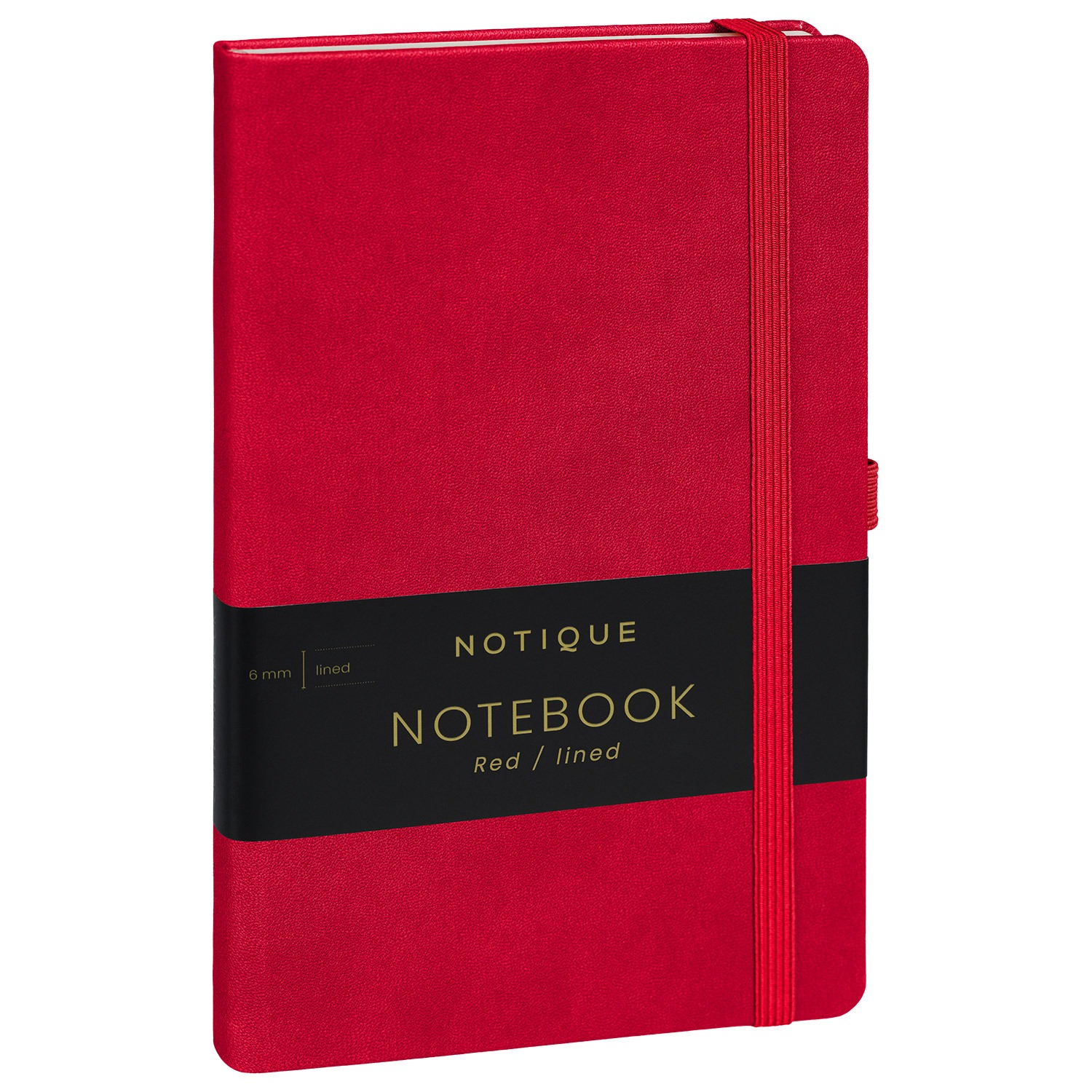 Levně Notique Linkovaný notes 13 × 21 cm - červený