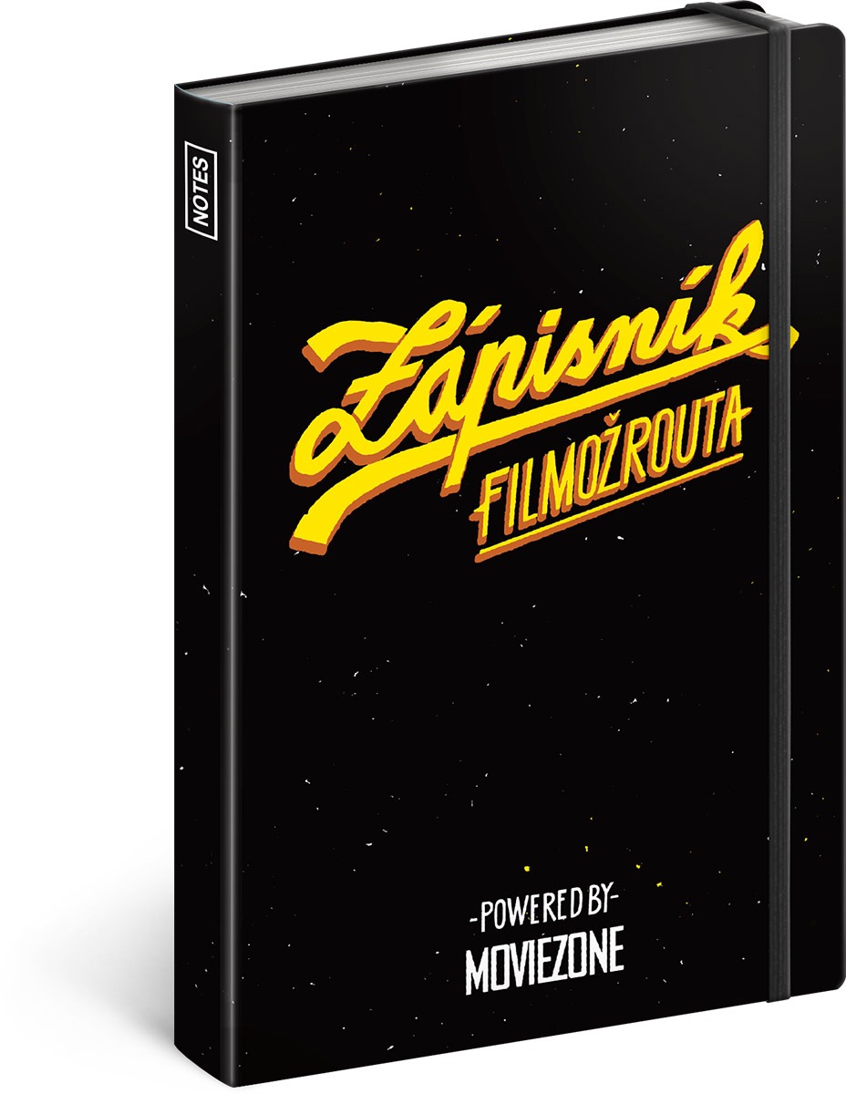 Levně Notique Notes Zápisník filmožrouta 13 × 21 cm