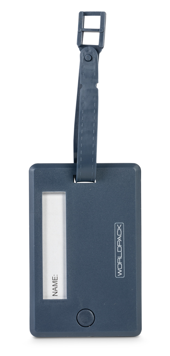 WORLDPACK jmenovka na zavazadla - navy modrá