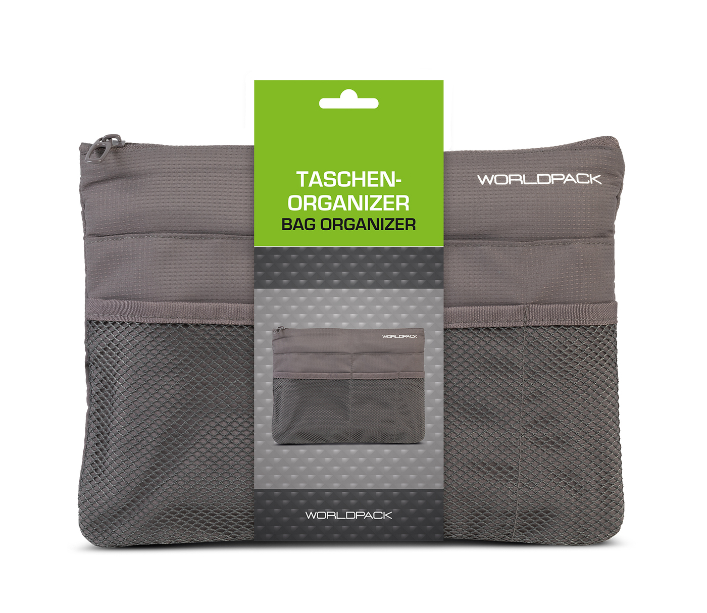 Organizér do kabelky/batohu Worldpack - šedý