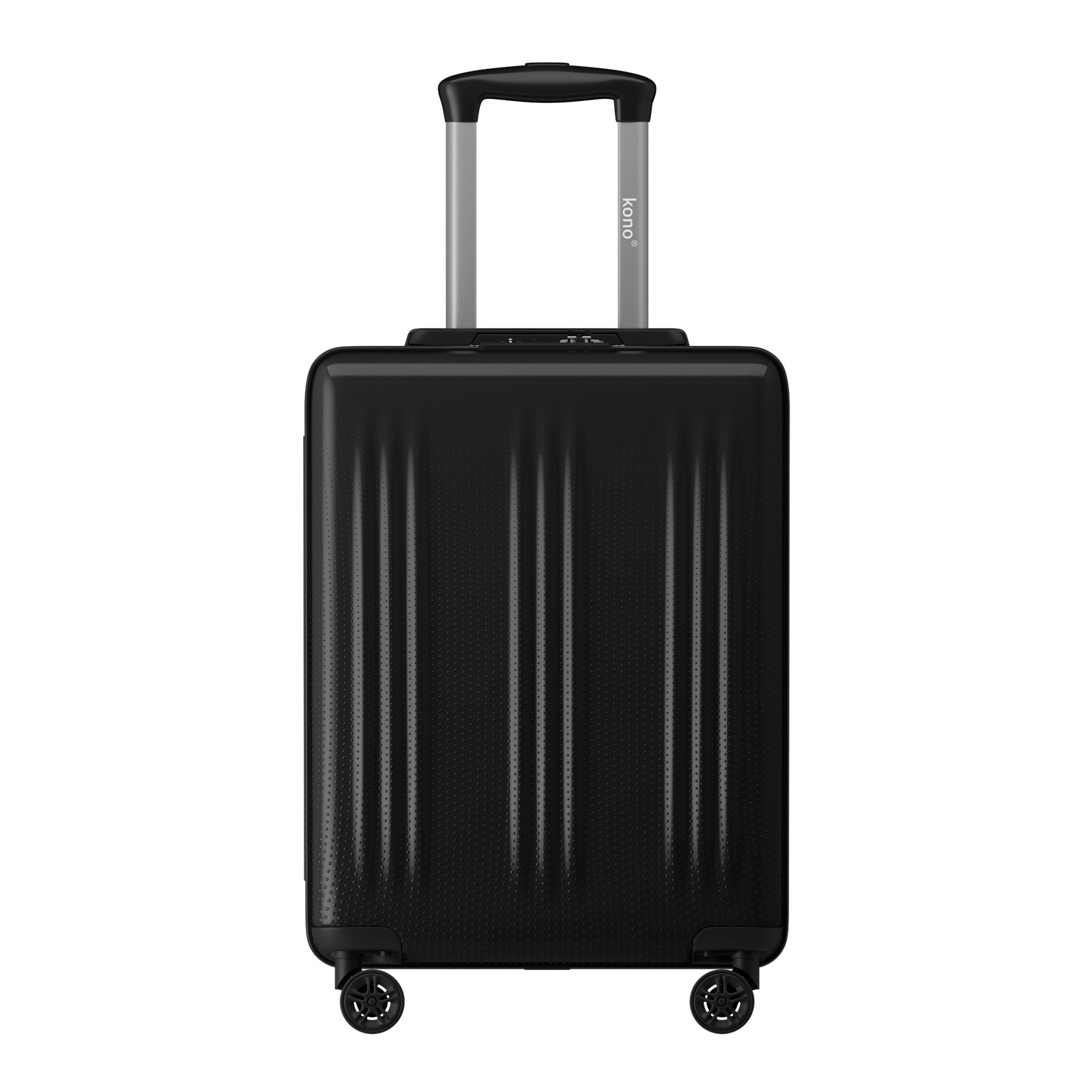 Kabinový kufr Premium ABS+PC KONO - černý - 34,2 L