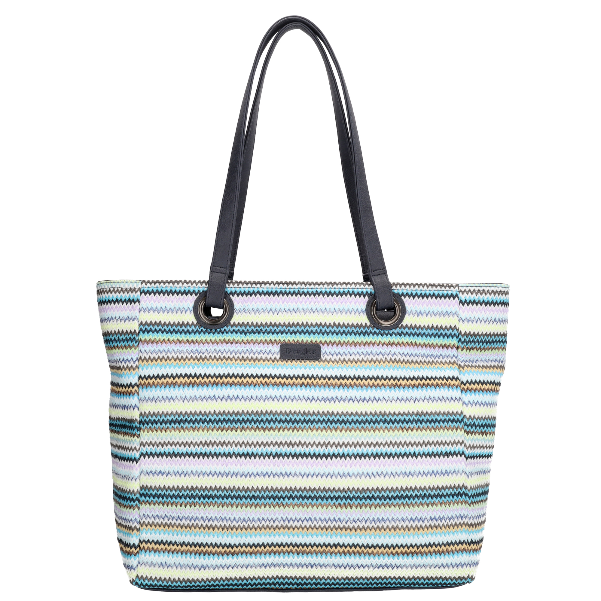 Plážová shopper taška Beagles Formentera - Modrá multi