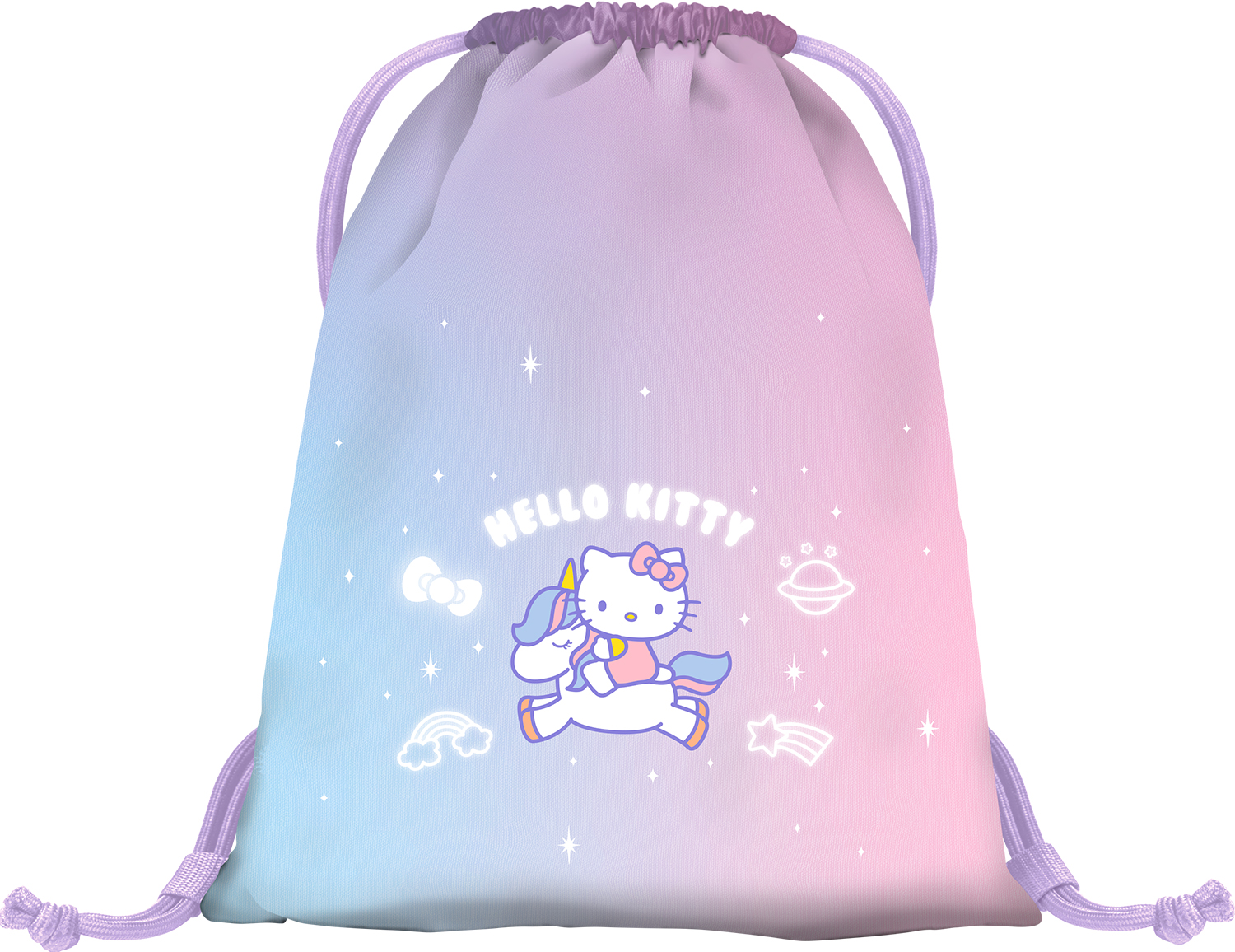 Předškolní sáček BAAGL Hello Kitty Unicorn