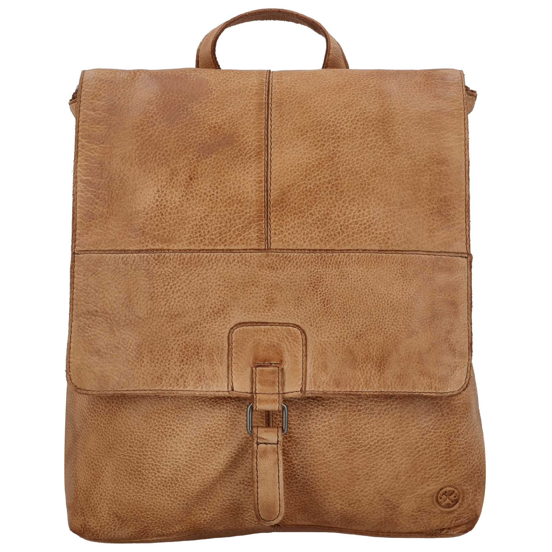 Kožený batoh Hide & Stitches Paint Rock 7,5 L - koňakový