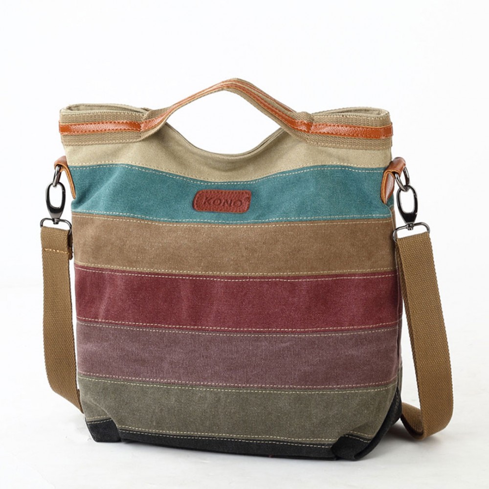 Kono duhová canvas taška  -  NAPPA PATCH E1679 (obrázek 2)
