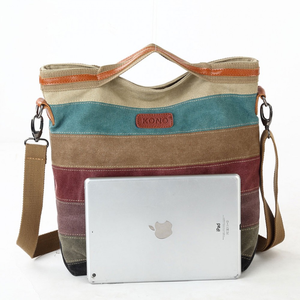 Kono duhová canvas taška  -  NAPPA PATCH E1679 (obrázek 4)