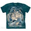 Pánské Tričko Indiánský Vlčí Dreamcatcher