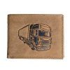 Kožená peněženka Wild s kamionem
