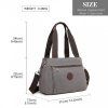 Dámská plátěná multifunkční crossbody taška KONO Saviora - šedá