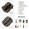 Dámská plátěná multifunkční crossbody taška KONO Saviora - šedá