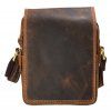 Pánská malá kožená crossbody taška Dargelis Germany - hnědá