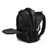 Multifunkční unisex batoh KONO BOND s USB portem - černý - 15L