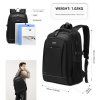 Multifunkční unisex batoh KONO BOND s USB portem - černý - 15L