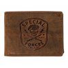 Luxusní kožená peněženka Special Forces - hnědá