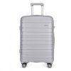 Cestovní kufr Kono Elegant - šedý - 110L