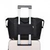 KONO set variabilní cestovní taška a kosmetická taštička - černá - 26L