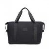 KONO set variabilní cestovní taška a kosmetická taštička - černá - 26L