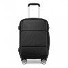KONO kabinový kufr na kolečkách - ABS - 41L - černý