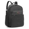 KONO unisex prostorný batoh SAVIORA - černý - 17 L