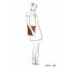Crossbody taška Beagles Brunete - kognac