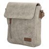 Beagles Brunete dámská crossbody kabelka - světle šedá