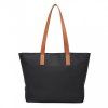 Miss Lulu voděodolná casual shopping taška - černá - 14L