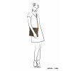 Beagles Brunete dámská crossbody kabelka dvoukomorová - OLV