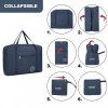 KONO skládací voděodolná cestovní taška - 20L - navy - EQ2308
