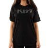 Kiss Unisex vyšperkované tričko: KISS - černé