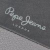 Pepe Jeans Con Monedero vertikální kožená peněženka - černá