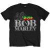 BOB MARLEY UNISEX tričko: DISTRESSED LOGO