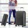 KONO kabinové zavazadlo BRITISH TRAVELLER Polypropylen - černá - 68L