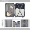 KONO travel set kufrů polypropylén - 40L, 68L, 97L - navy