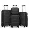 KONO set 4 kufrů Classic Collection - černá -12L/39L/70L/103L