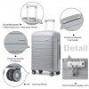 KONO set 4 kufrů Classic Collection - šedá -12L/39L/70L/103L