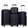 KONO set 4 kufrů Classic Collection - navy -12L/39L/70L/103L