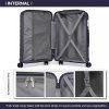KONO set 4 kufrů Classic Collection - navy -12L/39L/70L/103L
