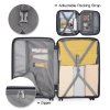 KONO set 4 kufrů Classic Collection - navy -12L/39L/70L/103L