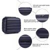 KONO set 4 kufrů Classic Collection - navy -12L/39L/70L/103L