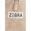 ZEBRA dívčí plyšový batoh - krémová
