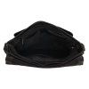 Hide & Stitches Japura kožená unisex taška na rameno - černá