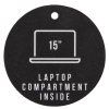 Enrico Benetti Rotterdam batoh na laptop 15" - černá - 15L
