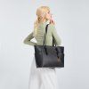 Miss Lulu taška s nastavitelnou rukojetí - černá