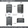 British Traveller set 3 kufrů s TSA zámkem 40/75/117L - šedá