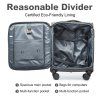 British Traveller set 3 kufrů s TSA zámkem 40/75/117L - šedá
