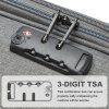 British Traveller set 3 kufrů s TSA zámkem 40/75/117L - šedá